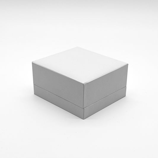 Milano Pristine | White Leatherette Watch / Bangle Case (Pack of 6)