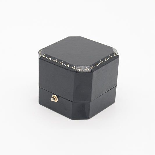 Windsor Vintage | Leatherette Stud Earring Case with Gold Tooling (Pack of 12)