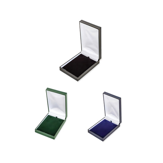 Milano Leatherette Portrait Necklace Boxes - Small (Pack of 6)