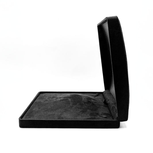 Allure Black Suedelle Necklace Case (Pack of 10)