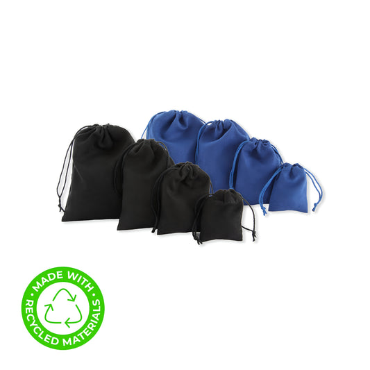 Recycled Suede Pouches (Pack of 10)