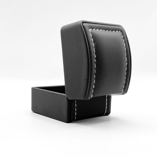 Prima Plus Black Soft Touch Ring Case (Pack of 10)