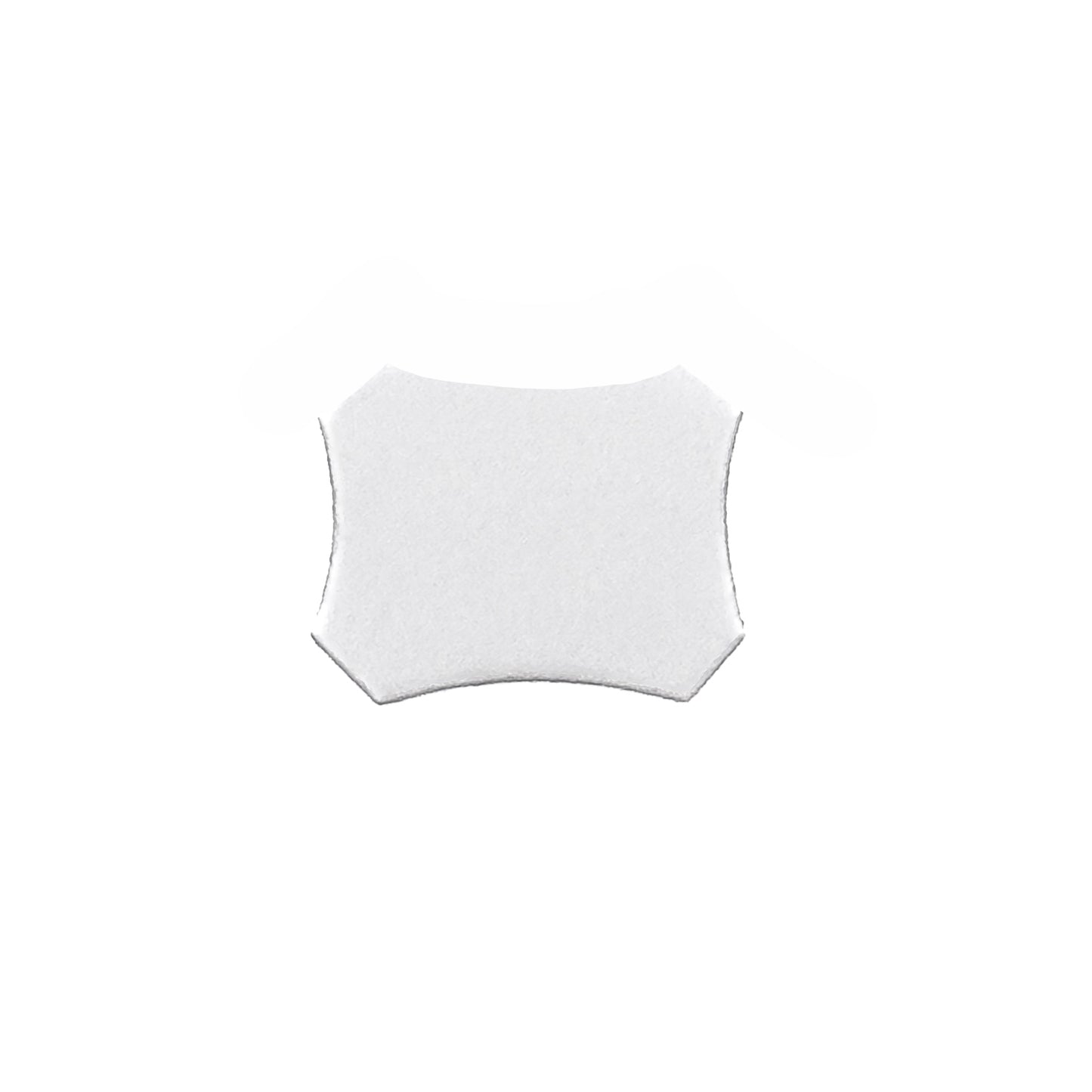 Shaped Writing Blanks | Durable Matt White Ticket Cards | Jewellers' Essentials (Pack of 100)