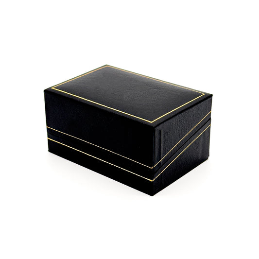 Milano Gold | Leatherette Double Ring Case - Gold Profiling (Pack of 12)