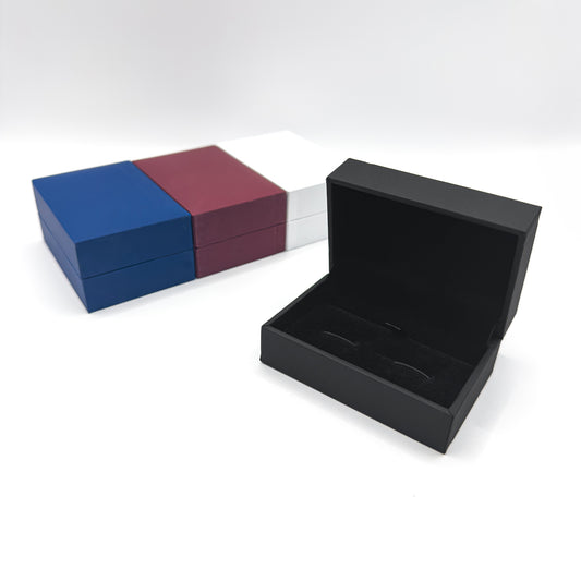 Oxford Soft-Touch Cufflink Case (Pack of 10)