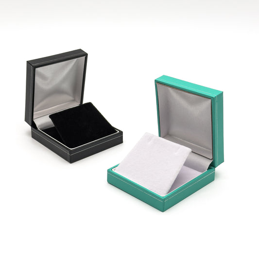 Milano Silver | Leatherette Drop Earring / Pendant Case - Silver Profiling (Pack of 12)