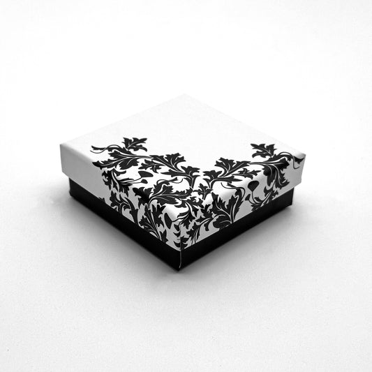 Lyon Plus | Monochrome Floral Drop Earring Box (Pack of 100)