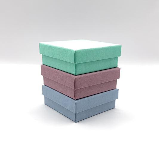 Antigua | Eco-Colour Paperboard Earring Box, 60x60mm (Pack of 100)