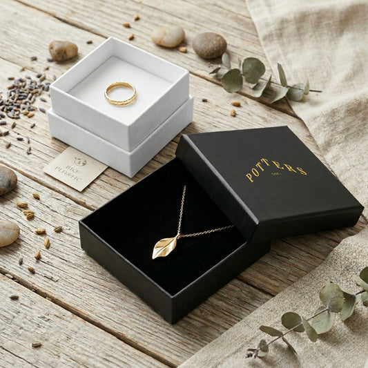 Earth | Compostable Bio-Plastic Stud Earring Box | Sustainable Gift Packaging (Pack of 100)