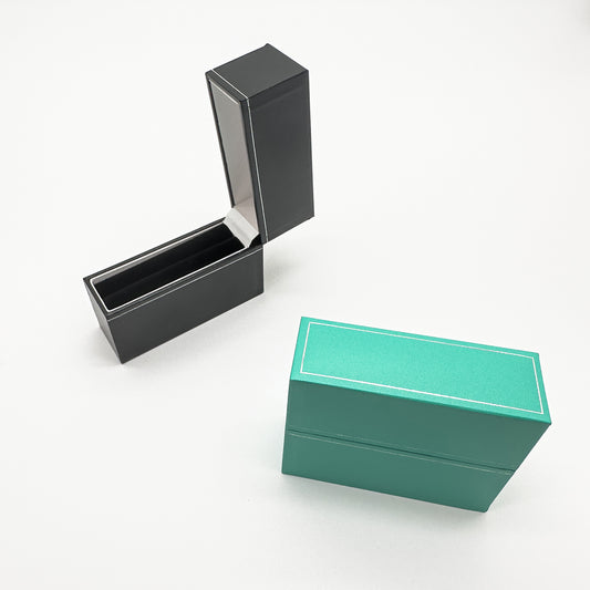 Milano Silver | Leatherette Flip Top Bangle Case - Silver Profiling (Pack of 12)