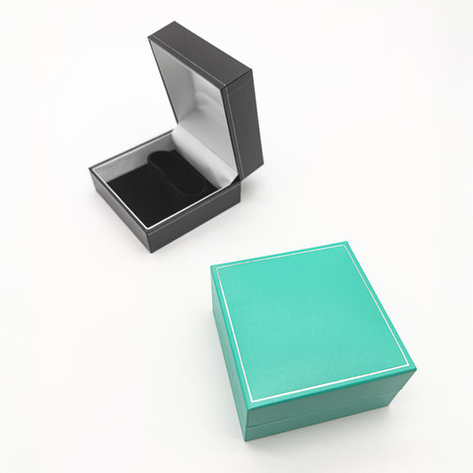 Milano Silver | Leatherette Watch / Bangle Case - Silver Profiling (Pack of 6)