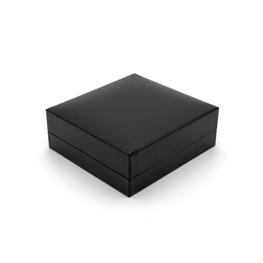 Marham | Classic Plain Leatherette Brooch / Bangle Case (Pack of 12)