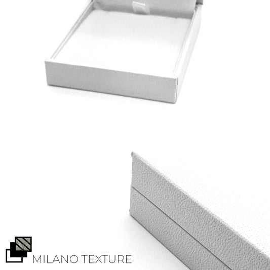 Milano Pristine | White Leatherette Bracelet Case (Pack of 12)