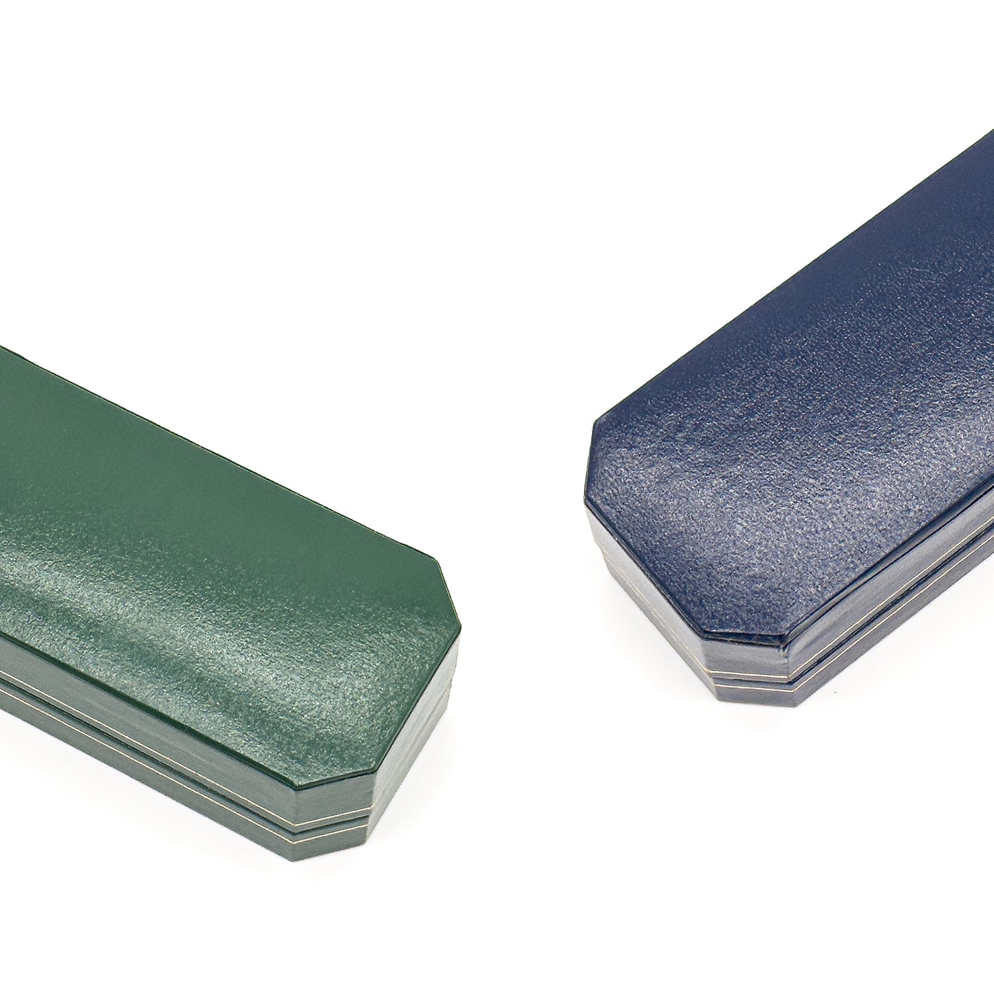 Mystique | Vintage Leatherette Cufflink Case with Gold Tooling (Pack of 12)