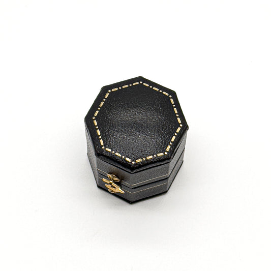 Venice | Classic Octagonal-Shaped Ring Case with Gold Clasp (Pack of 6)