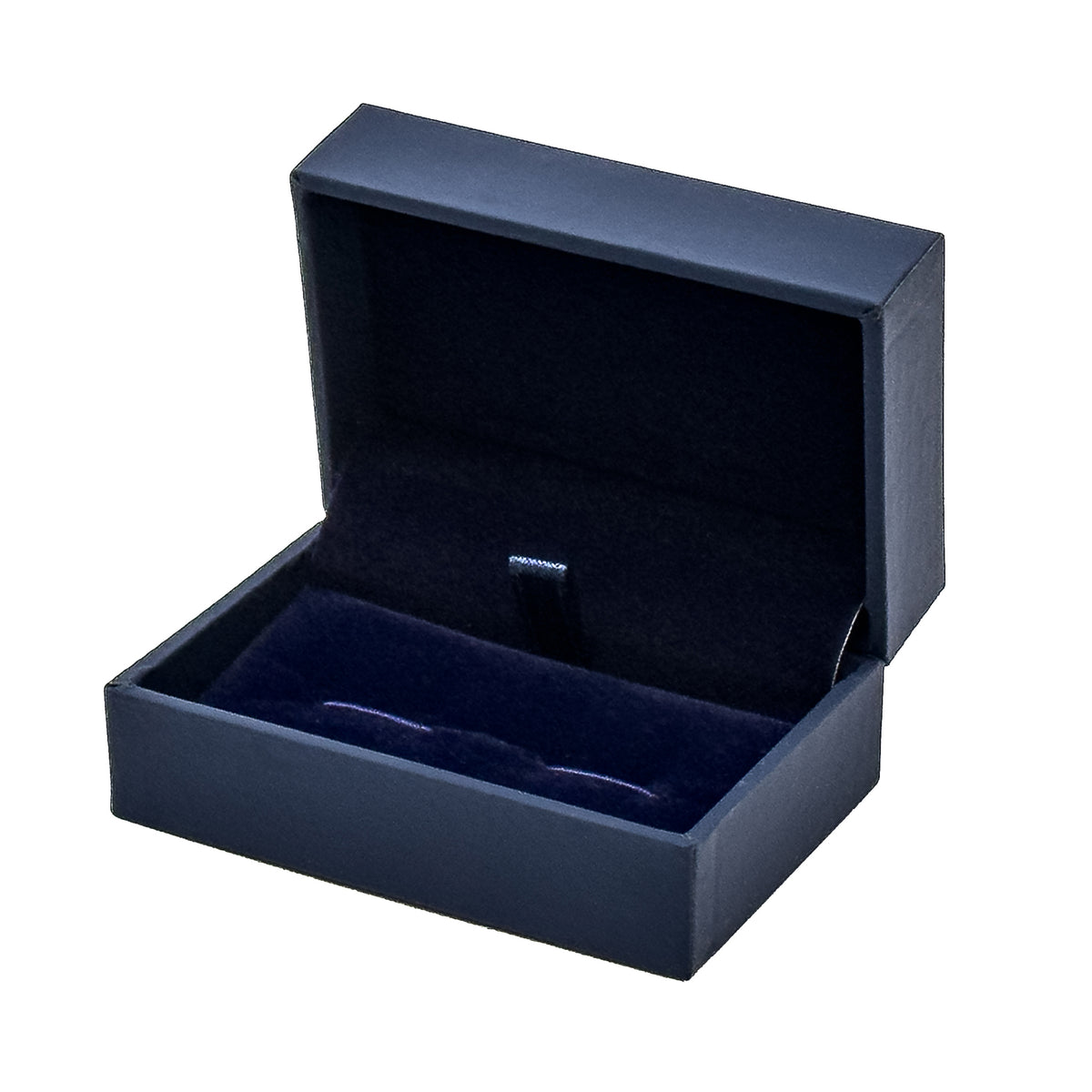 Oxford Cufflink | Premium Soft-Touch Case with Suede Interior (Pack of 10)