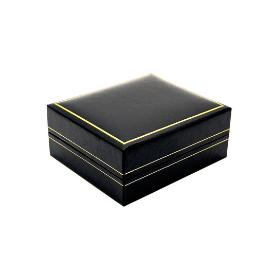 Milano Gold | Leatherette Pendant Case - Gold Profiling (Pack of 12)