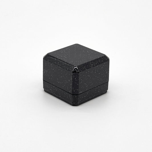 Sparkle (Special Order) | Glittered Plastic Ring Box (Pack of 48)