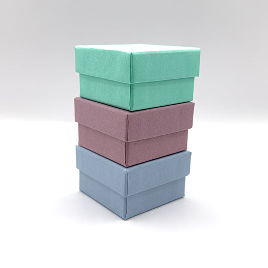 Antigua | Eco-Colour Paperboard Ring Box, 50x50mm (Pack of 50)