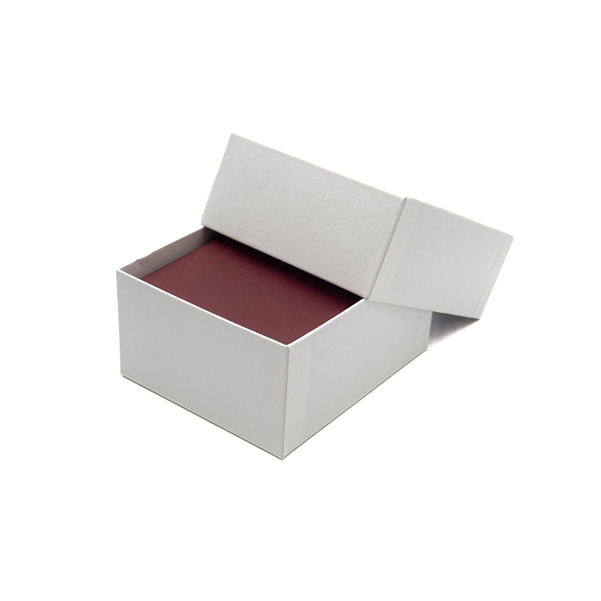Rosewood | Luxury Veneered Wood Pendant Case | Matt Burgundy (Pack of 12)