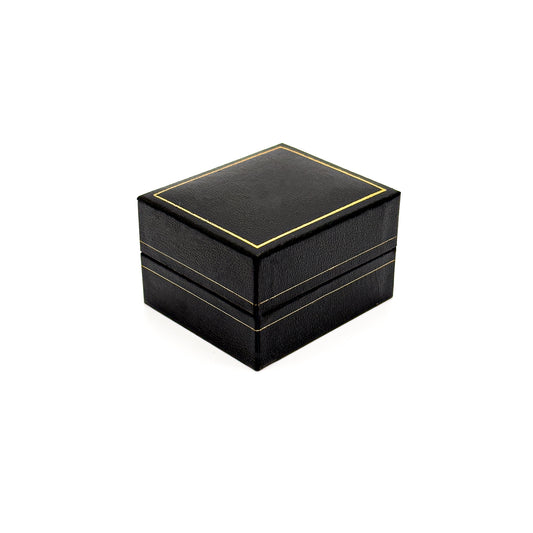 Milano Gold | Leatherette Stud Earring Case - Gold Profiling (Pack of 12)