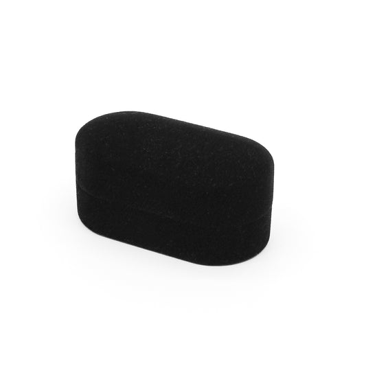 Taboo | Black Retro Velour Double Ring Case (Pack of 12)
