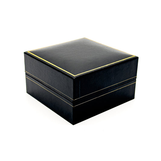 Milano Gold | Leatherette Watch / Bangle Case - Gold Profiling (Pack of 6)