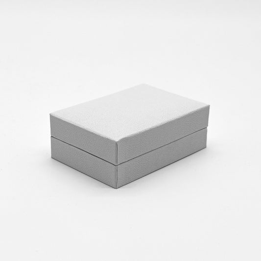 Milano Pristine | White Leatherette Mini Pendant Case (Pack of 12)