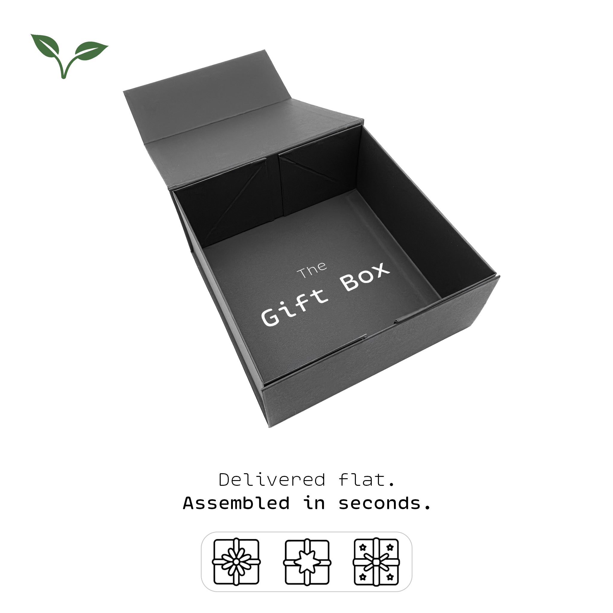 Luxury Magnetic Folding Gift Box | Flat-Pack, Reusable