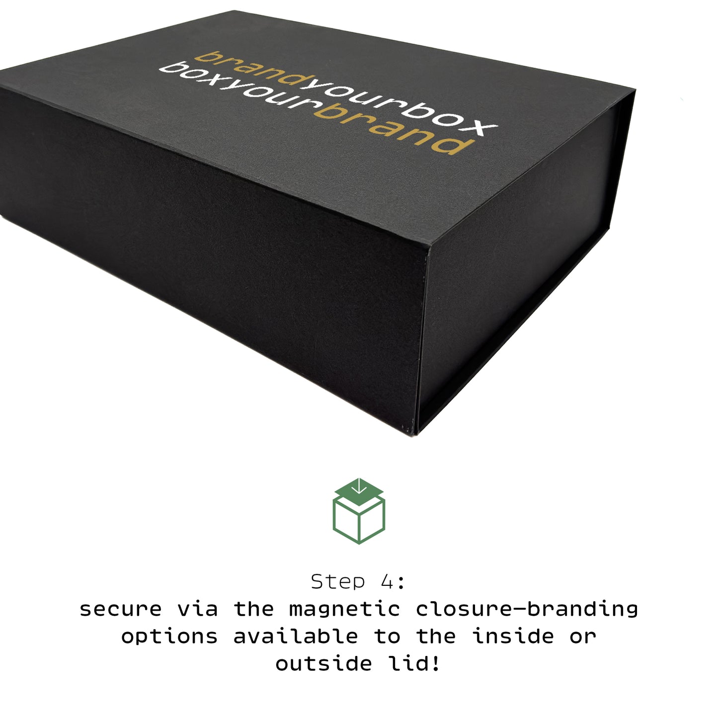 The Gift Box | Magnetic Folding Box for Gifts, A Wedding Tiara, Hampers ... Anything! (Pack of 5)