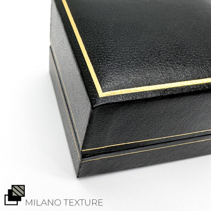 Milano Gold | Leatherette Ring Case - Gold Profiling (Pack of 12)