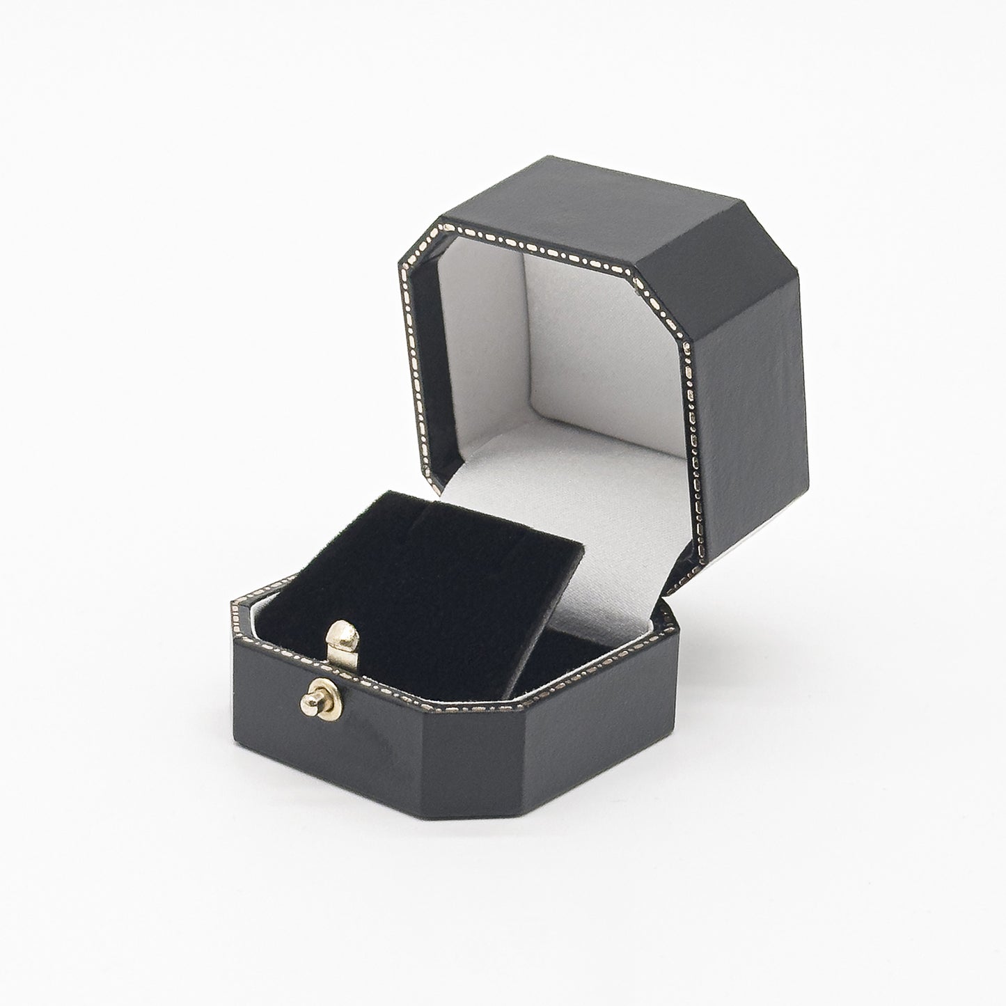 Windsor Vintage | Leatherette Stud Earring Case with Gold Tooling (Pack of 12)