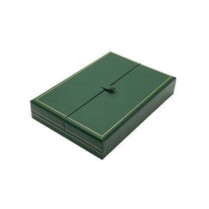 Milano Vintage | Double Door Leatherette Necklace Case (Pack of 6)