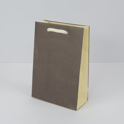 Modern Gift Bags, Brown / Cream (Pack of 100)