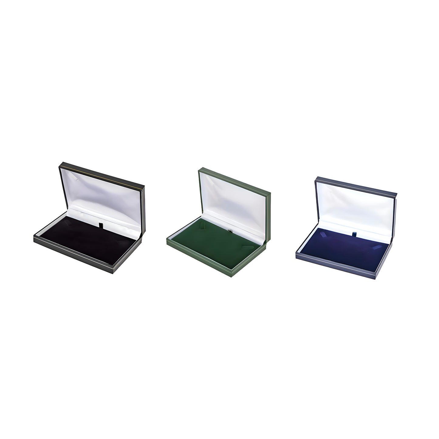 Milano Leatherette Landscape Necklace Boxes (Pack of 6)
