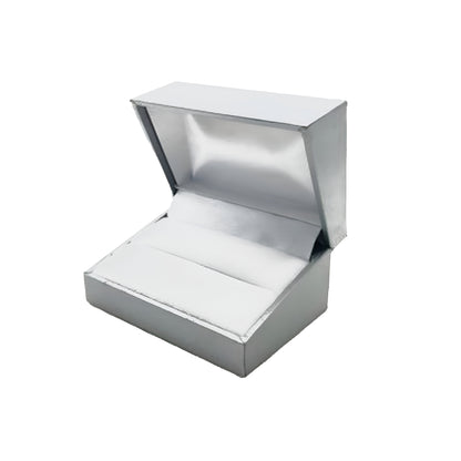 Milano Leatherette Double Ring Boxes (Pack of 12)