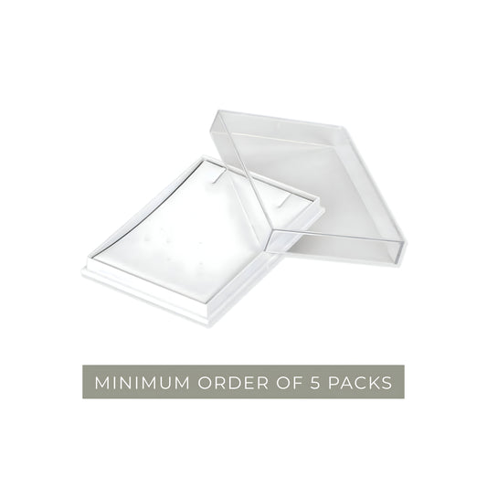 Calais Slim Plastic Pendant Boxes (Pack of 50)