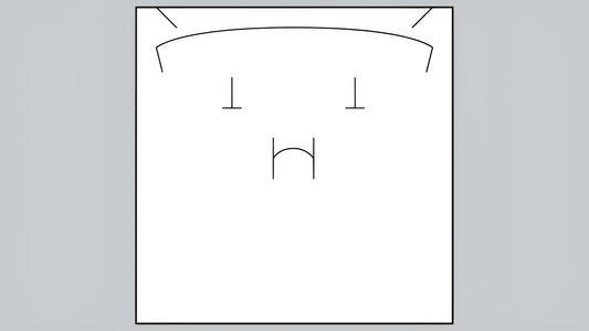 EcoHinge | White / Black Necklace Box (Pack of 10)