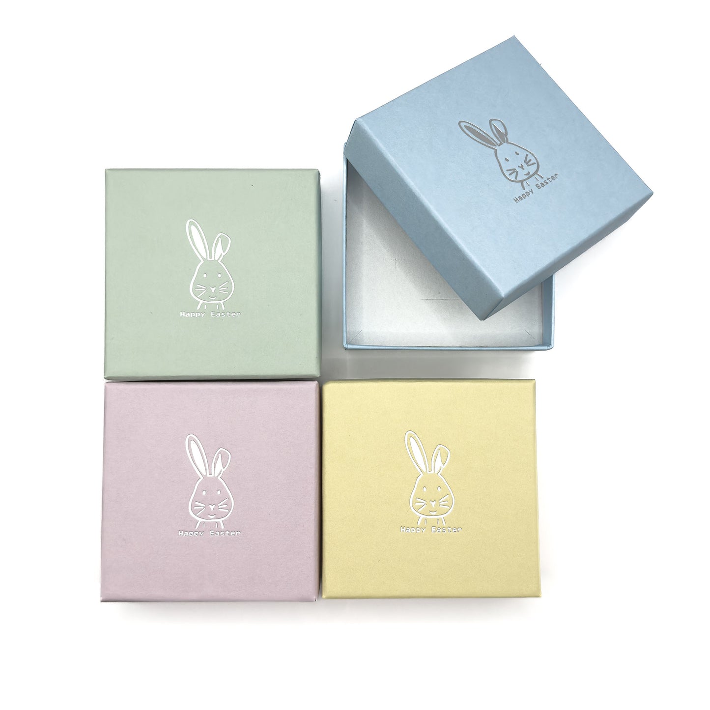 "Happy Easter" Bunny Pastel Boxes (Pack of 10-20)