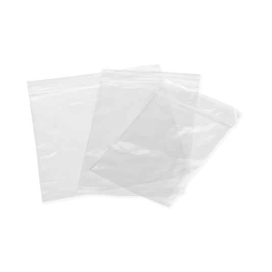 Clear Grip-Seal Bags (Pack of 100)