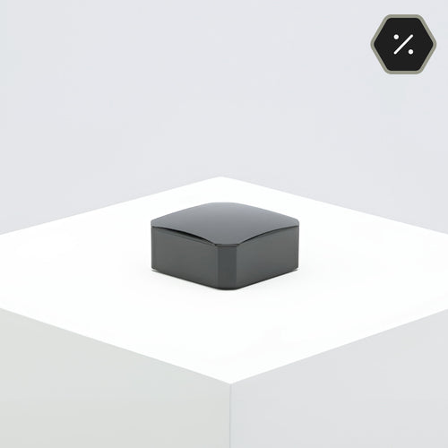 Capri Black Plastic Universal Postal Box, Small (Pack of 100)