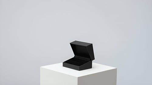 Nuance Textured Leatherette Double Ring Case (Pack of 12)