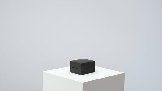 Nuance Textured Leatherette Stud Earring Case (Pack of 12)