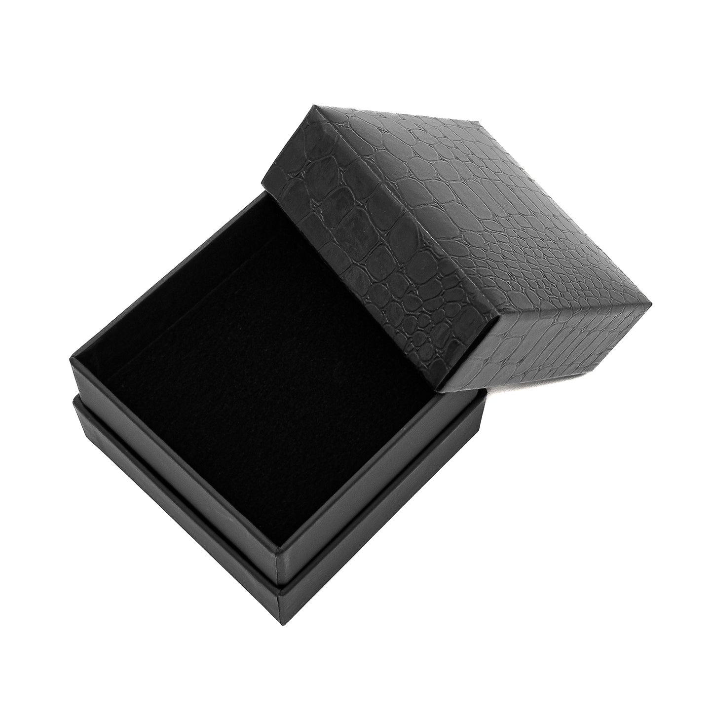 Amazon | Black Gloss Watch / Bangle Box with Imitation Crocodile Skin Finish (Pack of 10)