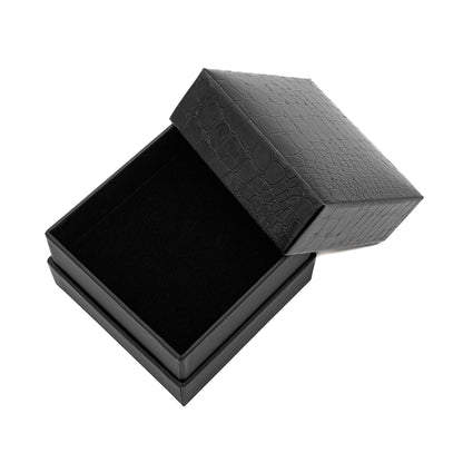 Amazon | Black Gloss Watch / Bangle Box with Imitation Crocodile Skin Finish (Pack of 10)