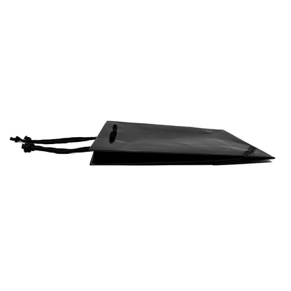 Amazon | Black Gloss String Handle Gift Bag with Imitation Crocodile Skin Finish (Pack of 10)