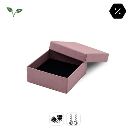 Antigua | Pastel-Colour Stud / Drop Earring Box, 60x60mm | FSC-Certified Gift Packaging (Pack of 100)