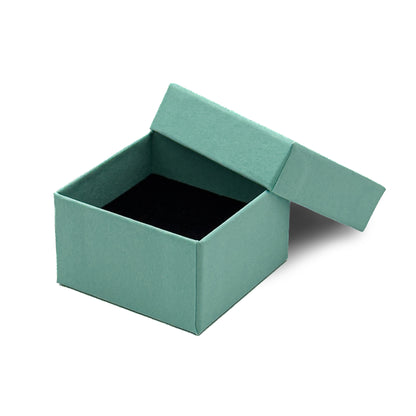 Antigua | Pastel-Colour Ring / Stud Earring Box, 50x50mm | FSC-Certified Gift Packaging (Pack of 50)