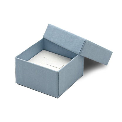 Antigua | Pastel-Colour Ring / Stud Earring Box, 50x50mm | FSC-Certified Gift Packaging (Pack of 50)