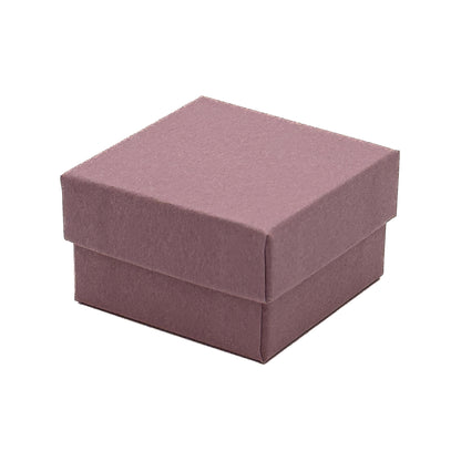 Antigua | Pastel-Colour Ring / Stud Earring Box, 50x50mm | FSC-Certified Gift Packaging (Pack of 50)